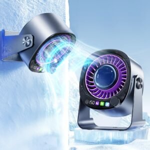 Rechargeable Portable Air Circulation Fan – Wall-Mount & Multi-Use