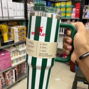 Vacuum Insulated Stainless Steel Tumbler with Straw & Lid